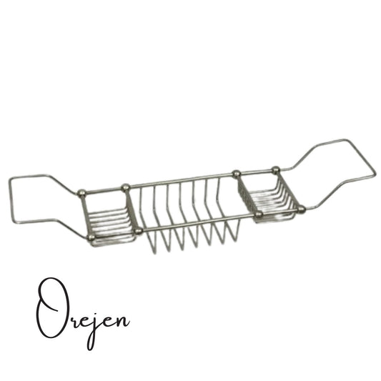 Bath Caddy - Plain Pewter