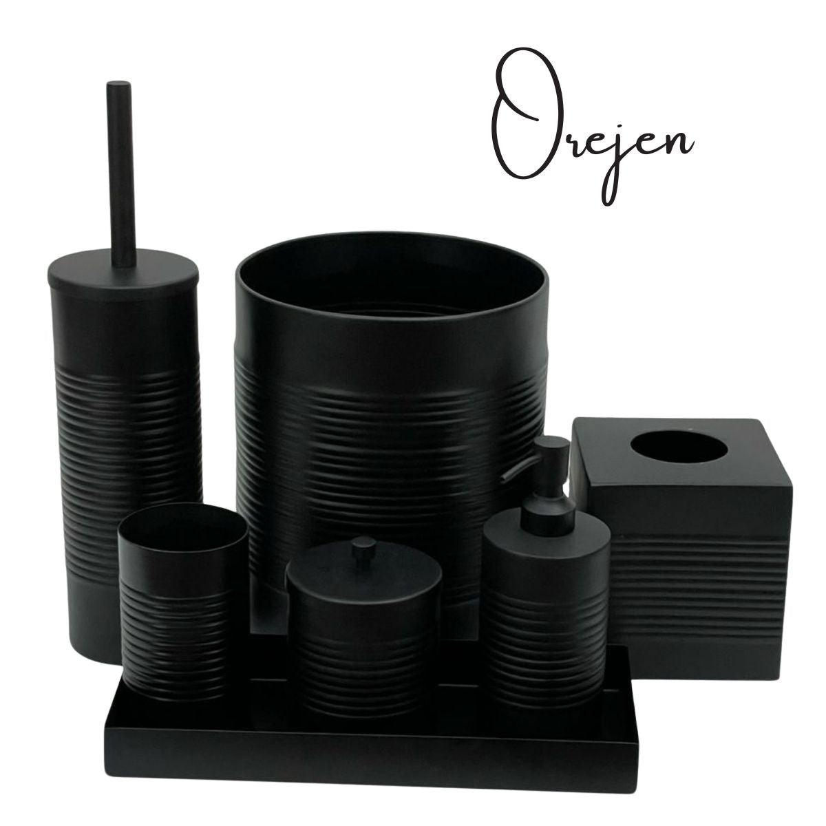 Black Ridges Cotton Box