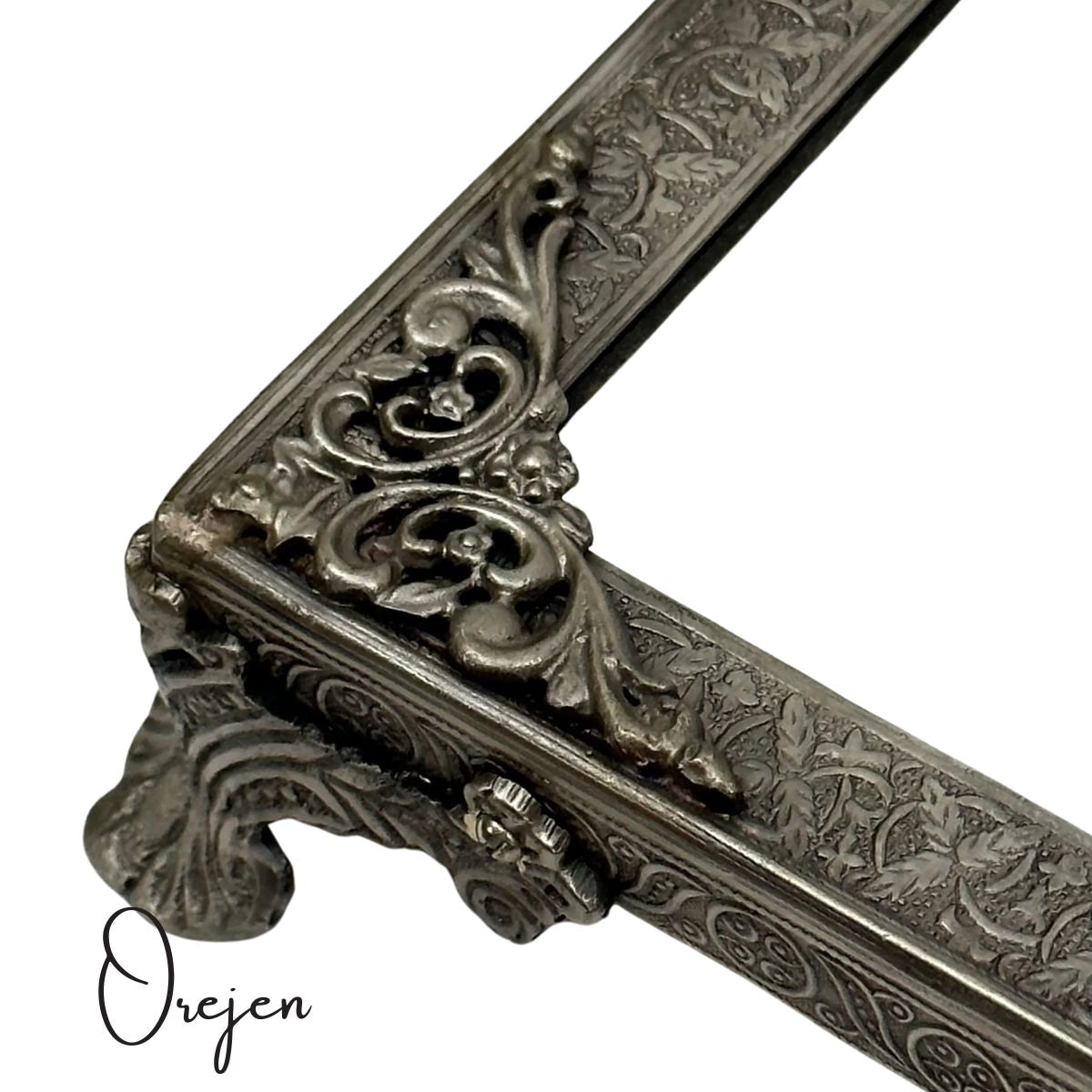 Bathroom Vanity Tray Pewter Mirror