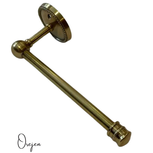 Beaded Brass Toilet Roll Holder