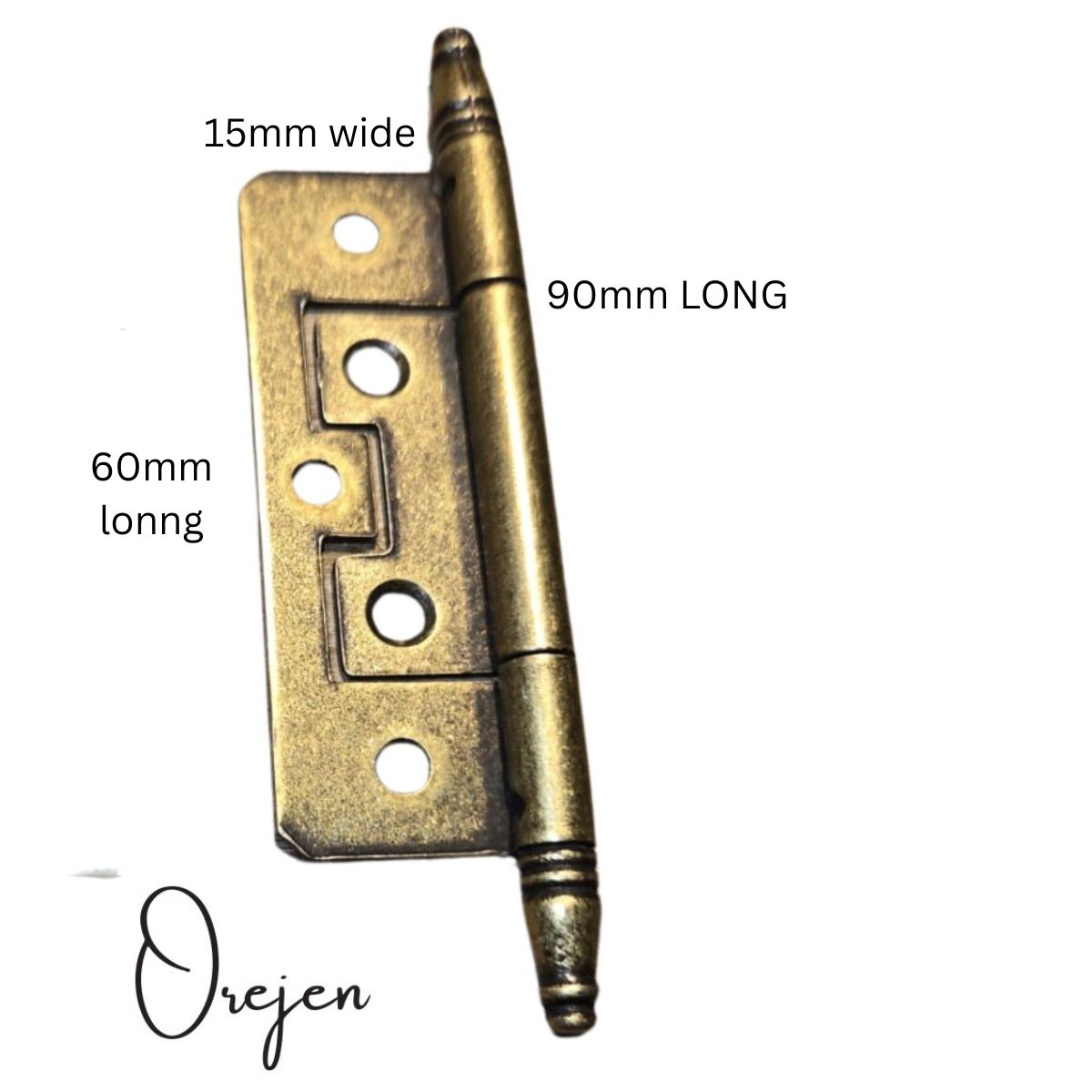 Finial Hinge - Spindle and Sinkless