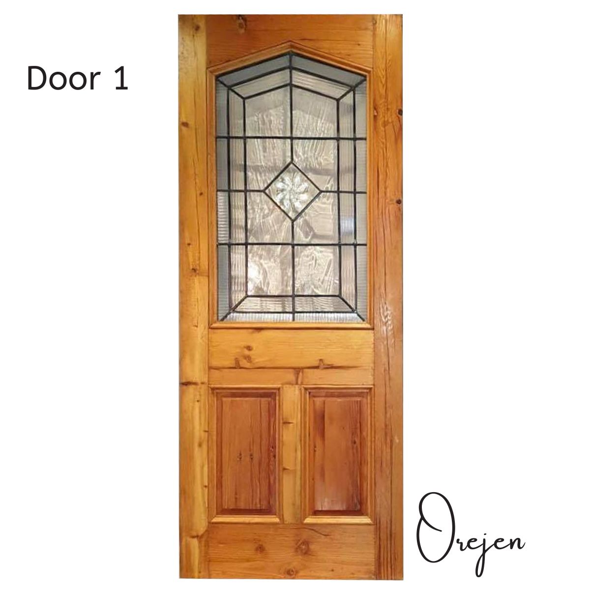 Triangle Top Front Door