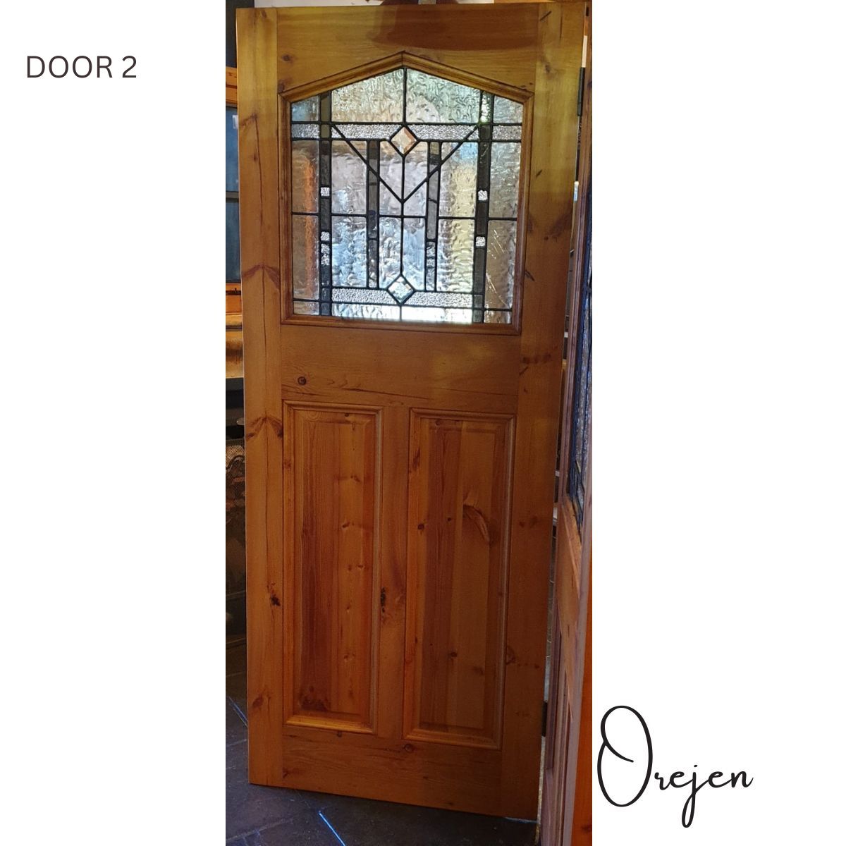 Triangle Top Front Door