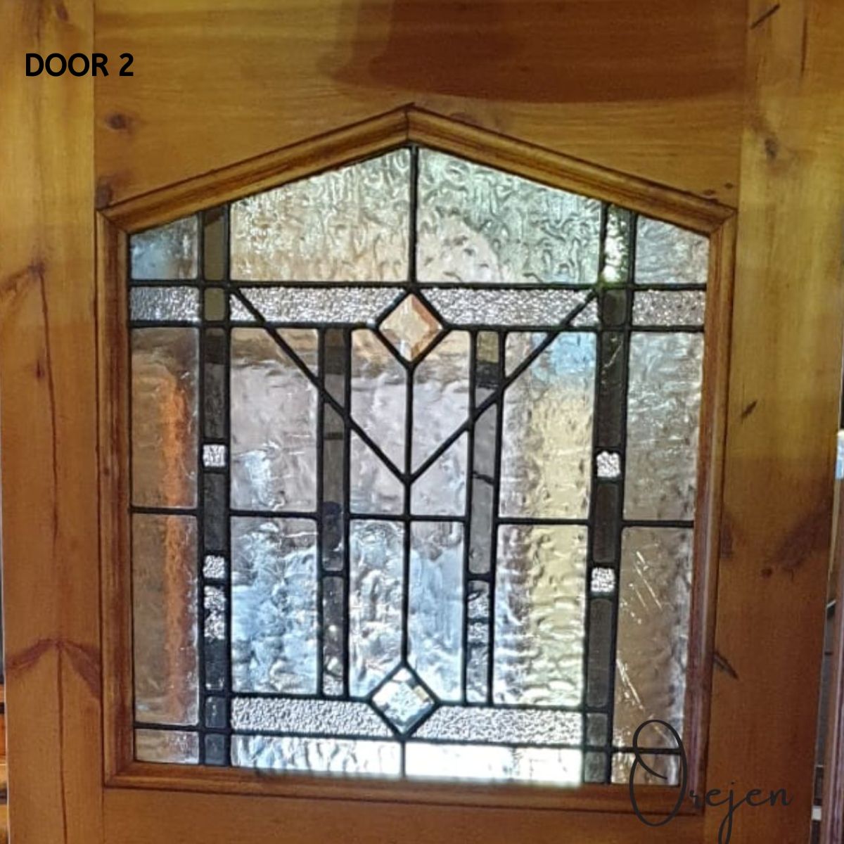 Triangle Top Front Door