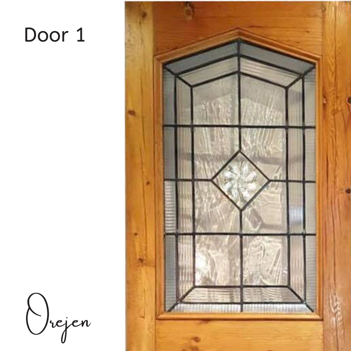 Triangle Top Front Door
