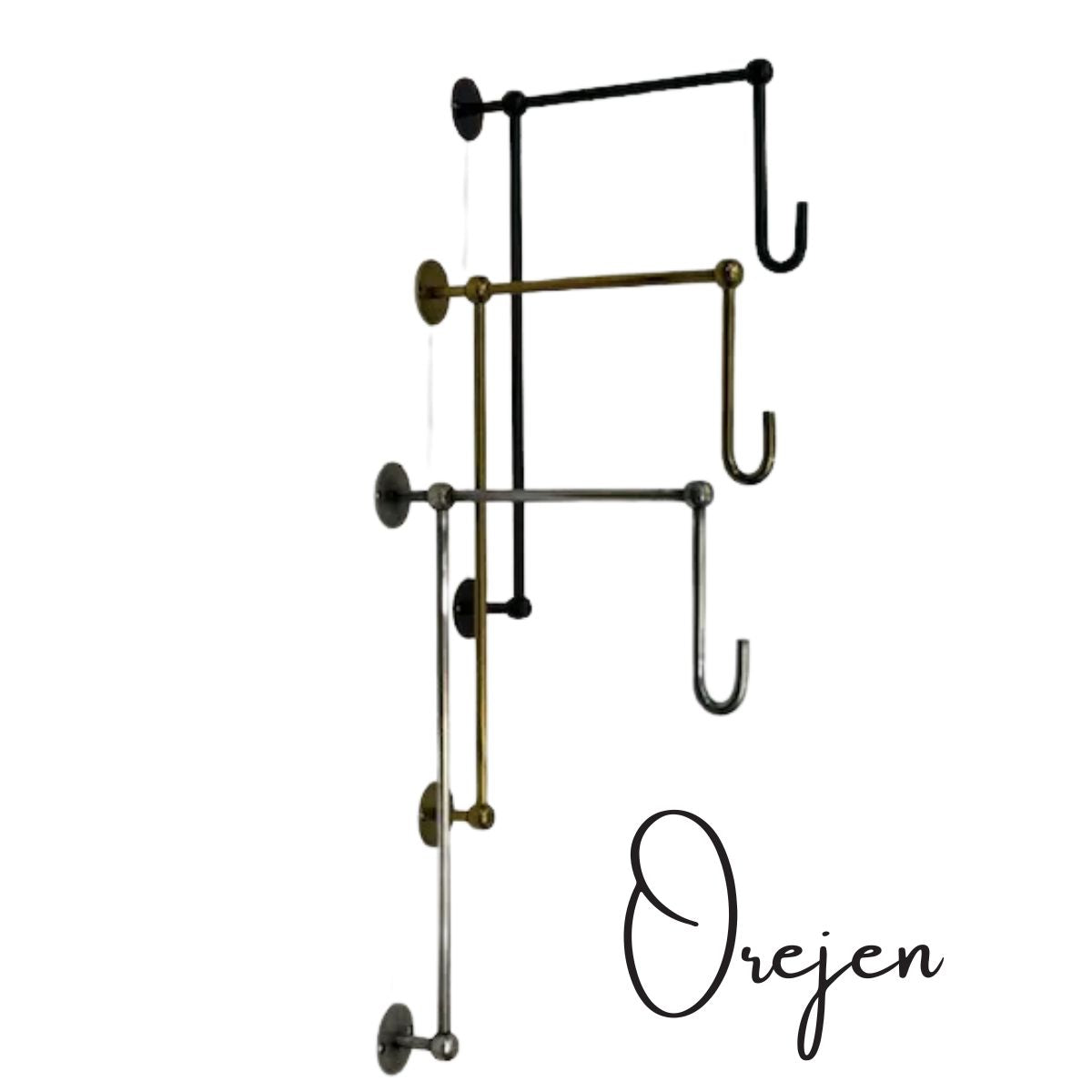 3 Colour wall mounted hooks. Great for Wedding venues to hang wedding dresses, Lanterns, bells, plants