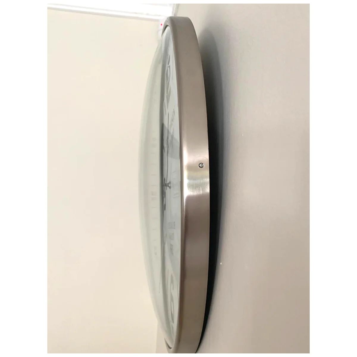 Curved Front Glass Wall clock