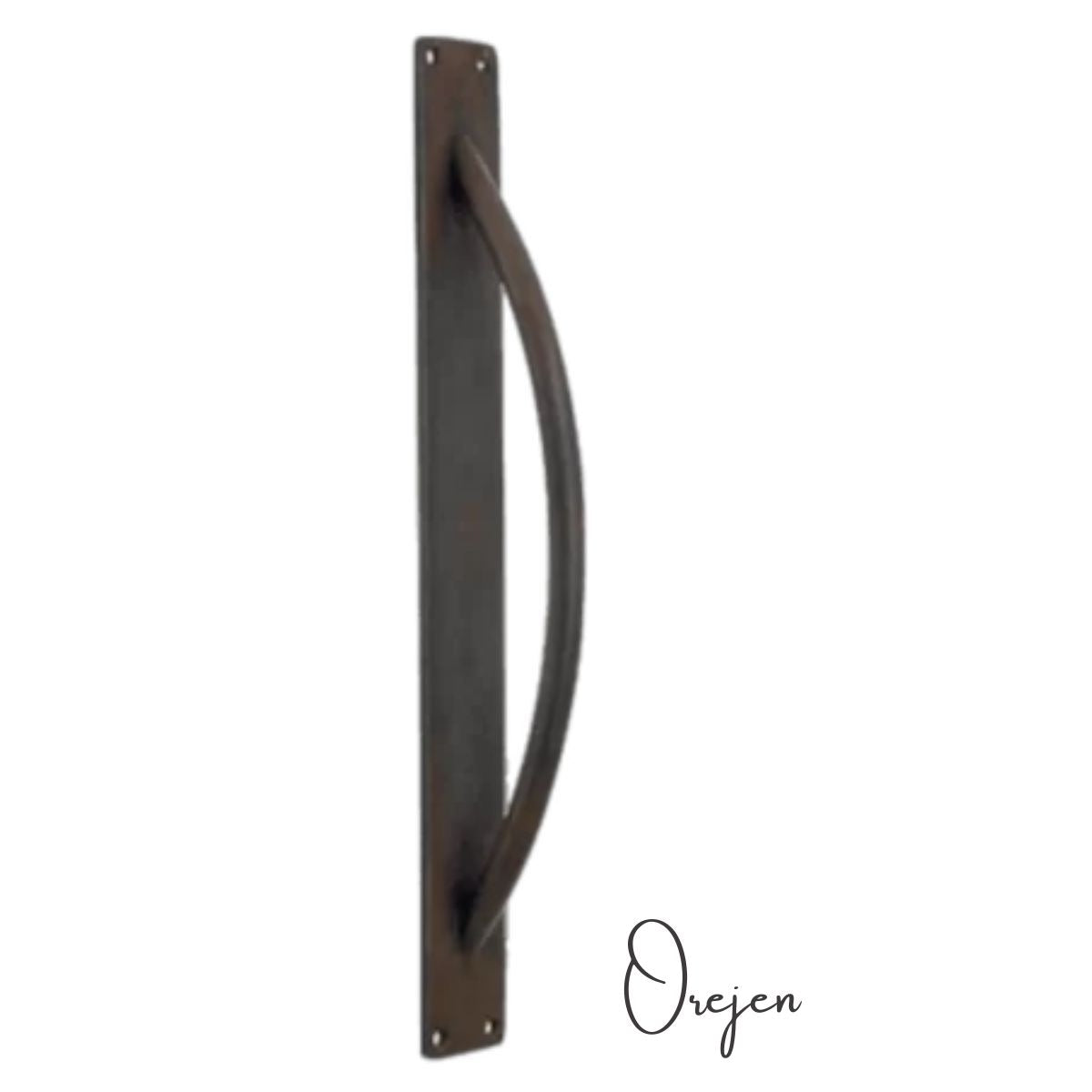 Barn Door Handle - Round on Square Back