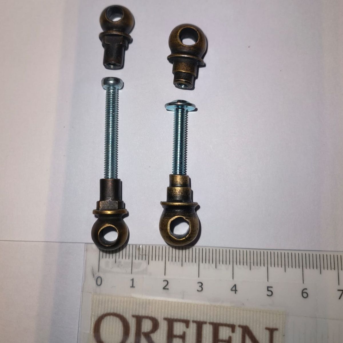 This spare part is designed for vintage hardware and features a round head with one hole to one side. Our precise measurements and detailed photos allow you to make an informed choice. Square back Round Back