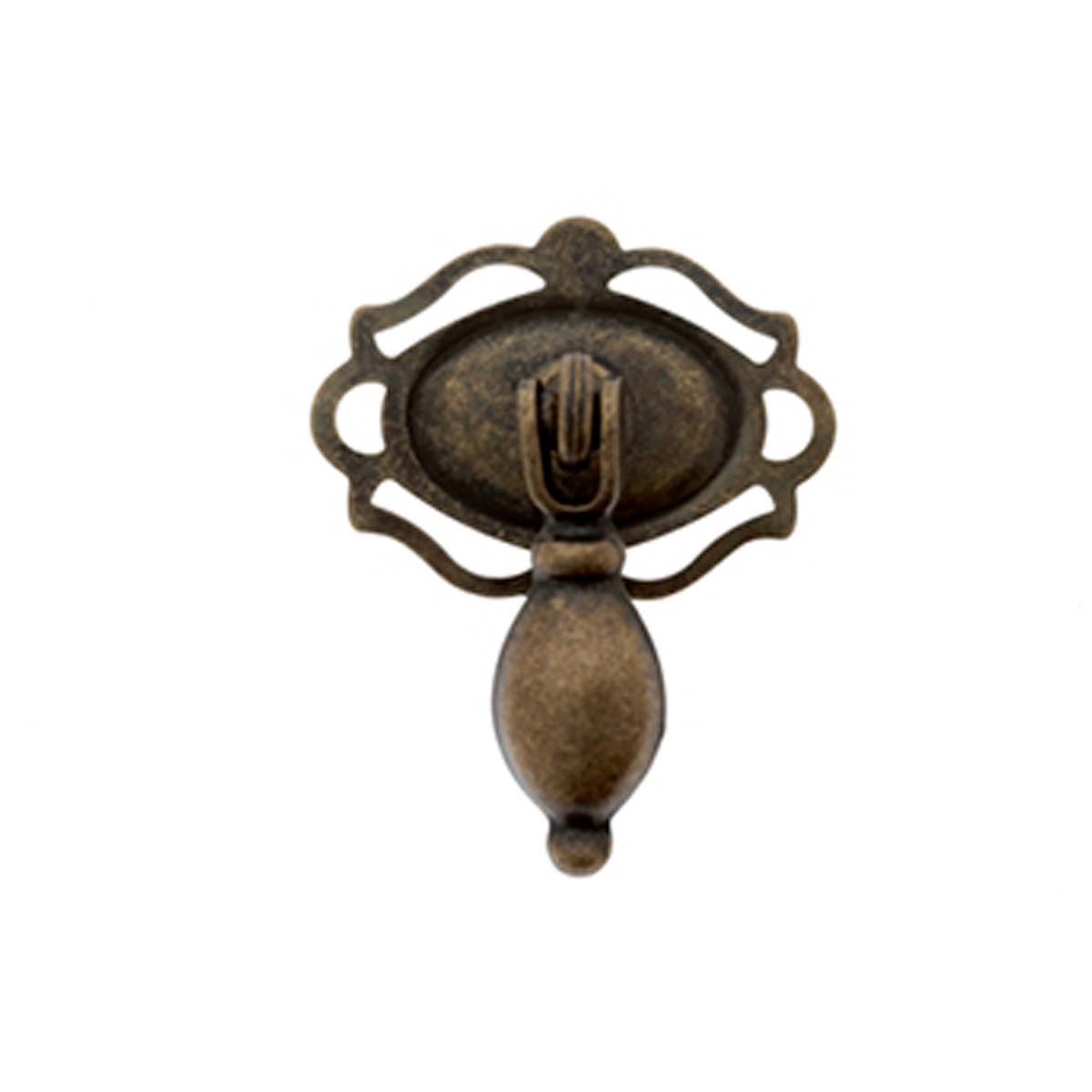 Small Backplate 5. Traditional Horizontal Drop Handle - 65mm x 52mm