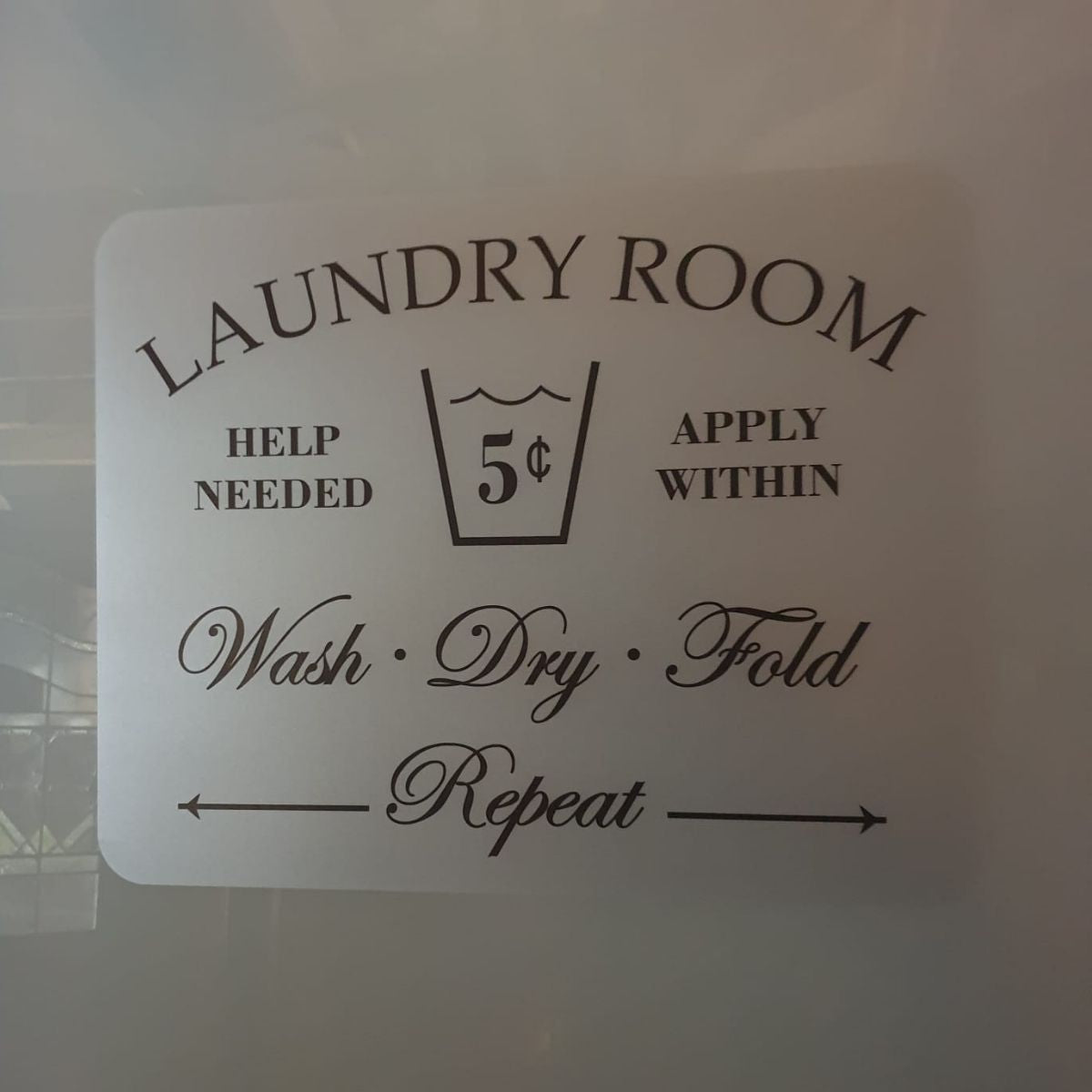Laundry Door