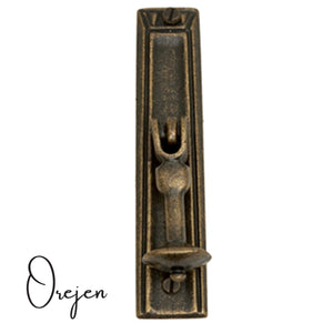 Long Oblong  Backplate 3 . With and without keyhole