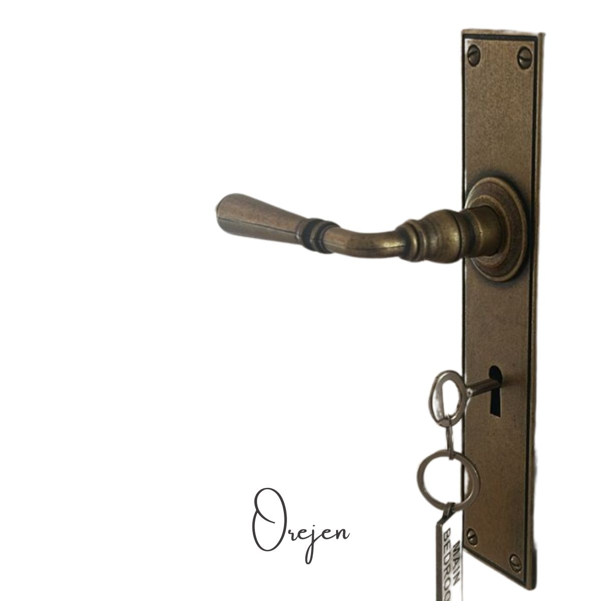 The handle that matches the French Lock.  Placed side by side - exquisite.