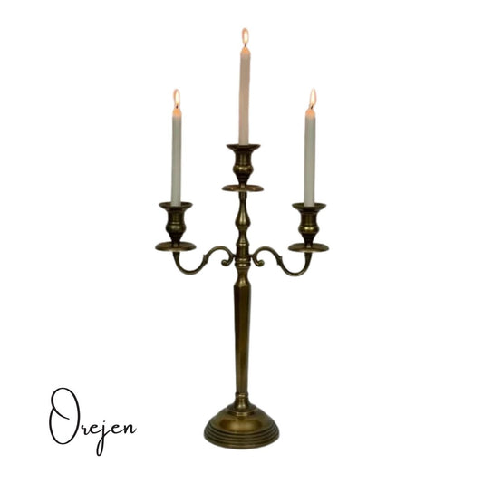Candelabra - 3 Arm Brass