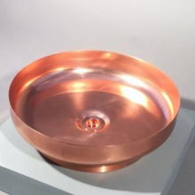 Load image into Gallery viewer, Bauhaus Basin - Copper or Brass - Counter Top
