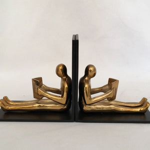 Heavy Brass Men Book Ends