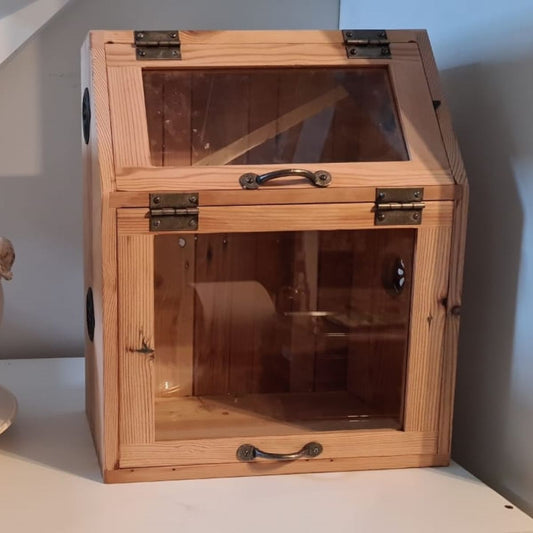 Bread Bin Glass Front