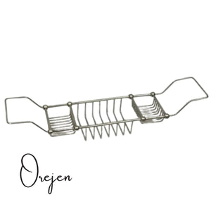 Bath Caddy - Plain Pewter