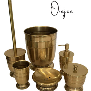 Beaded Brass Towel Rail