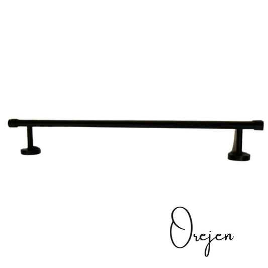 Black Towel Rail Flat Back