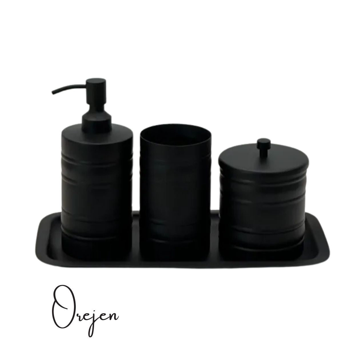 Black  Vanity Tray