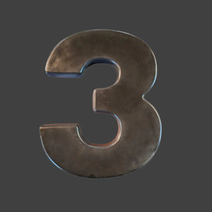 Concrete House Numbers