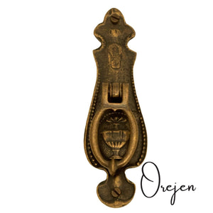 Dropper Handle on Backplate Top Keyhole - 05892