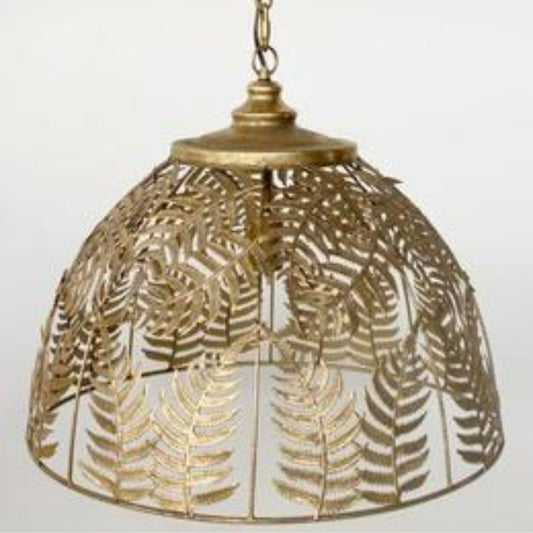 Fern Leaf Light Brass