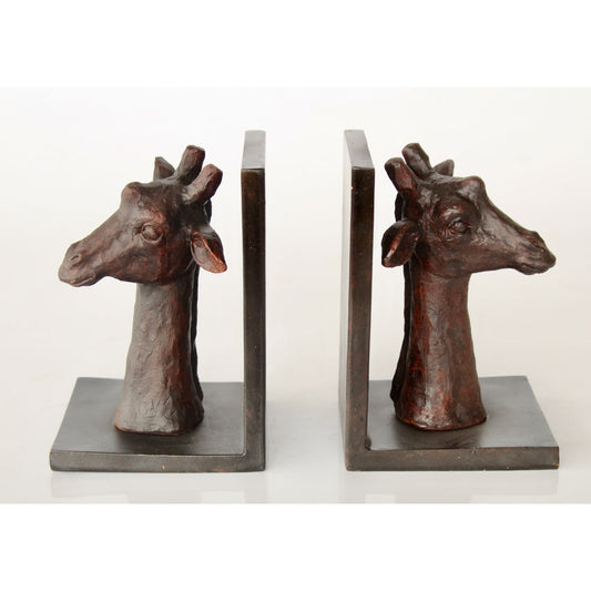 Book Ends - Giraffe Heads