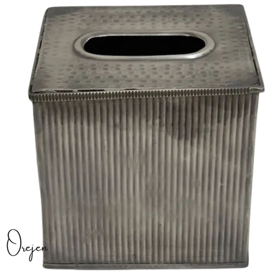 Mykonos Brass Tissue Box - Square
