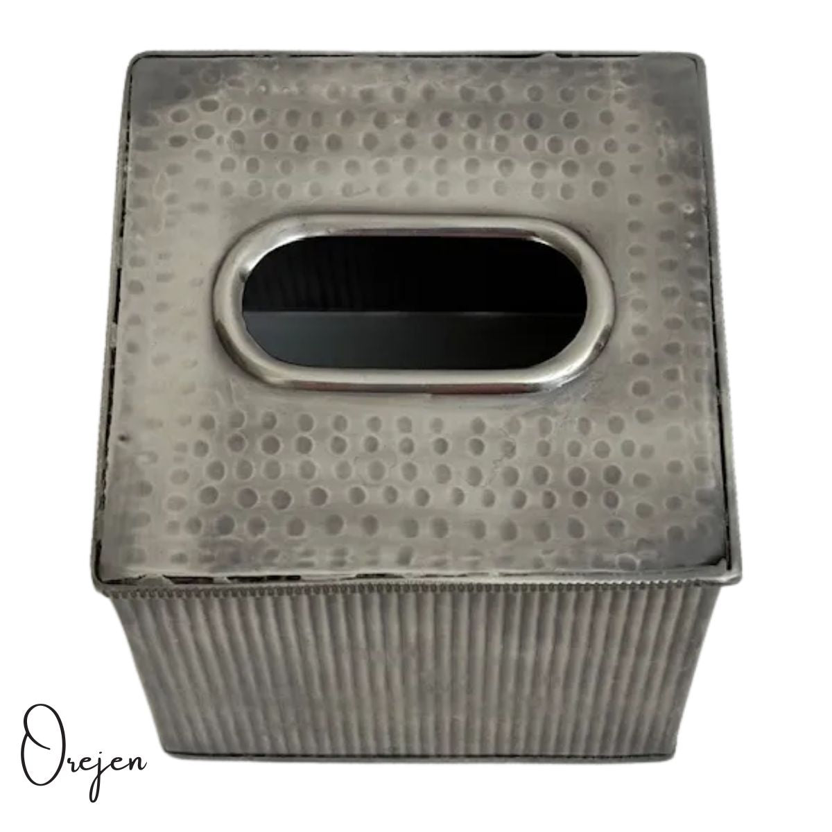 Mykonos Brass Tissue Box - Square
