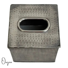 Load image into Gallery viewer, Mykonos Brass Tissue Box - Square
