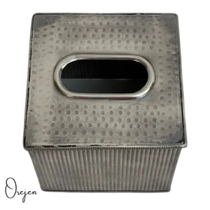 Mykonos Brass Tissue Box - Square