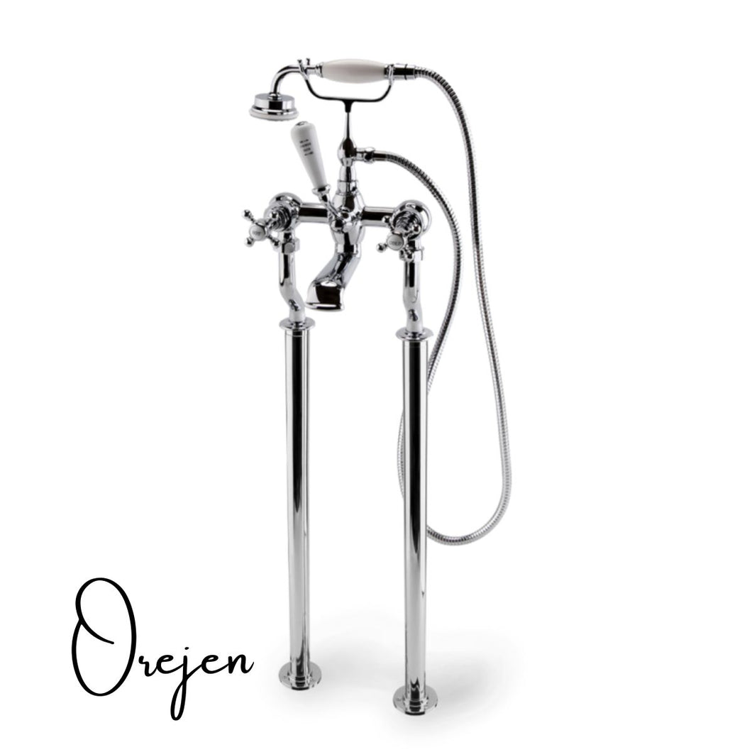 Old Style Bath Taps - Floor Standing