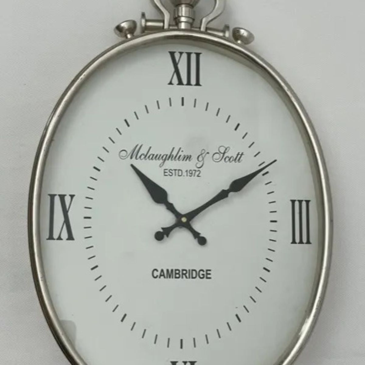 Oval Wall Clock