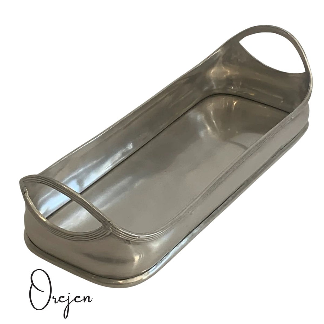 Pewter Oblong Perfume Tray