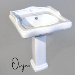 Old Style Pedestal Basin