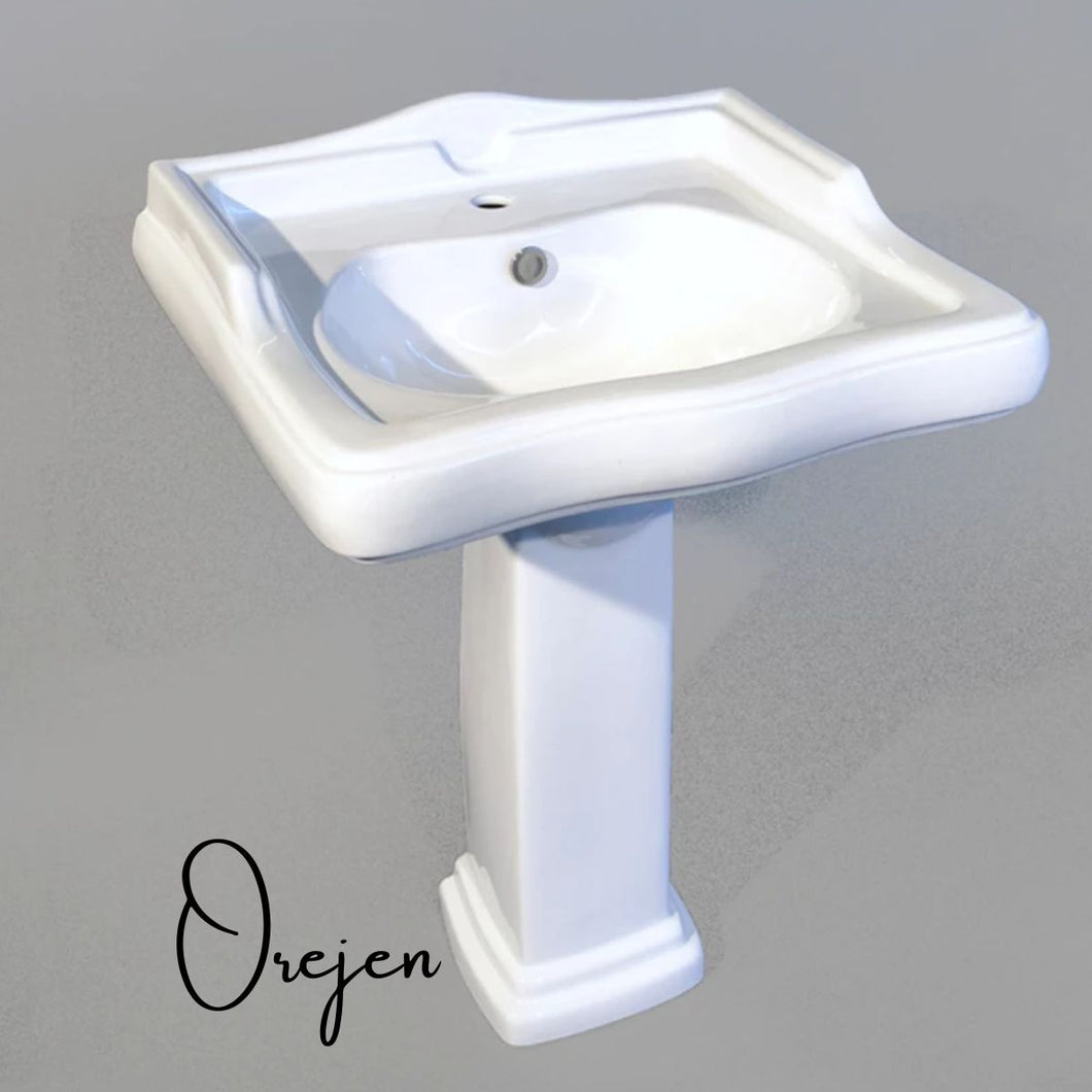 Old Style Pedestal Basin