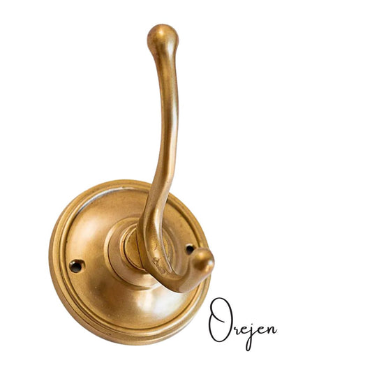 Round Back Brass and Pewter Hook