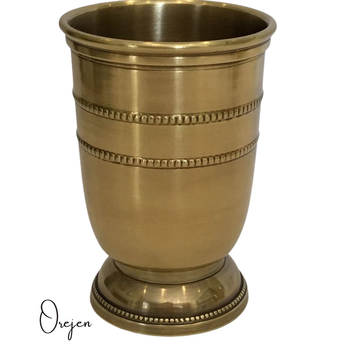 Beaded Brass tumbler