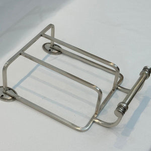 Beaded Toilet Roll holder with Magazine rack