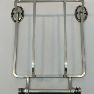 Beaded Toilet Roll holder with Magazine rack