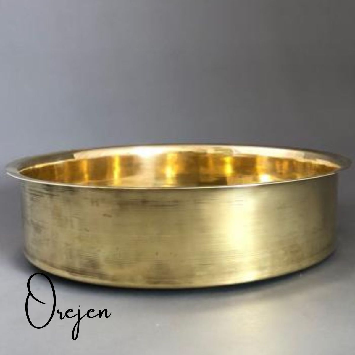 Copper and Brass Prep Bowl Drop In