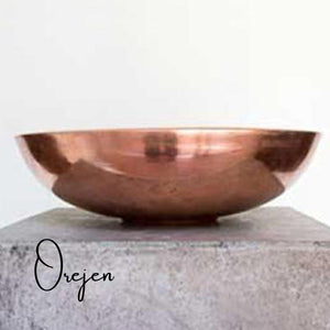 Hand Beaten Copper and Turquoise - Drop On.