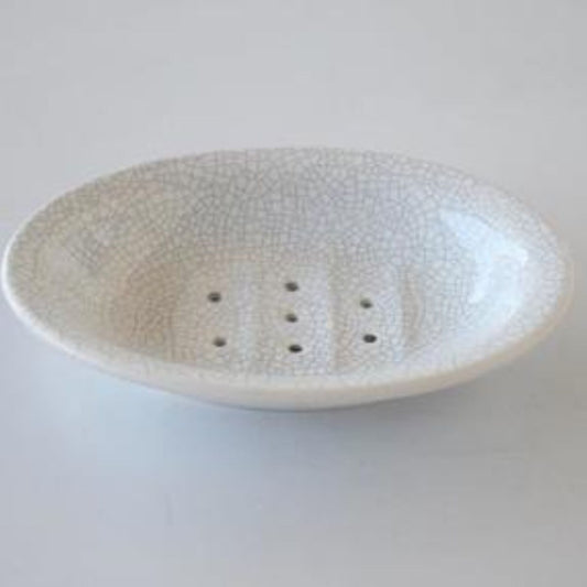 Crackle Glaze Soap Dish