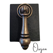 Load image into Gallery viewer, Backplate Oblong Hand beaten finish
