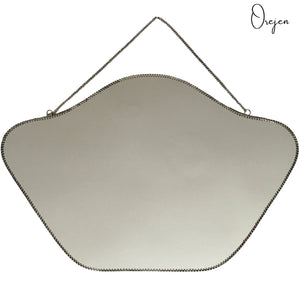 Scalloped Mirror on Chain