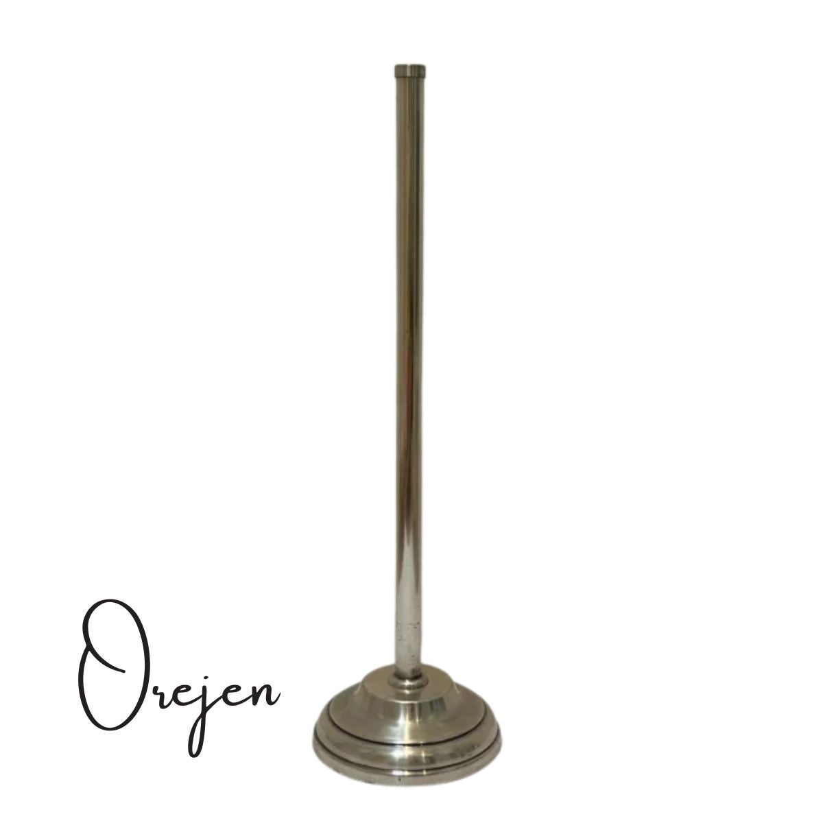 Plain Pewter Spare Toilet Roll Holder