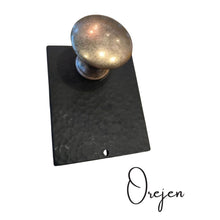 Load image into Gallery viewer, Backplate Oblong Hand beaten finish
