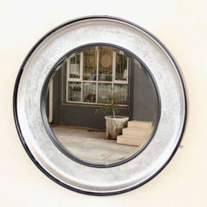 White Mirror with Black Rim